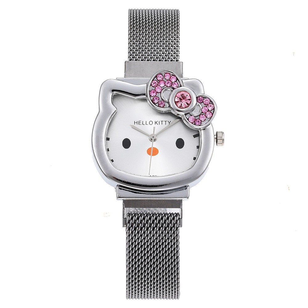 New cute cartoon watch children's watch magnet strap KT boy girl student watch