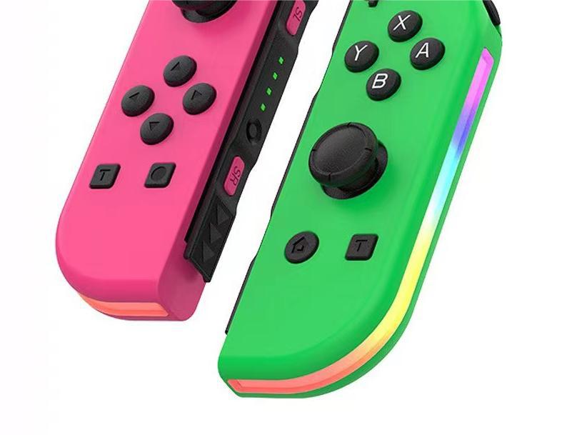 Switch Left and Right Handles Joycon Small Handle Bluetooth Handle NS Private Mold Game Wireless RGB Light Handle