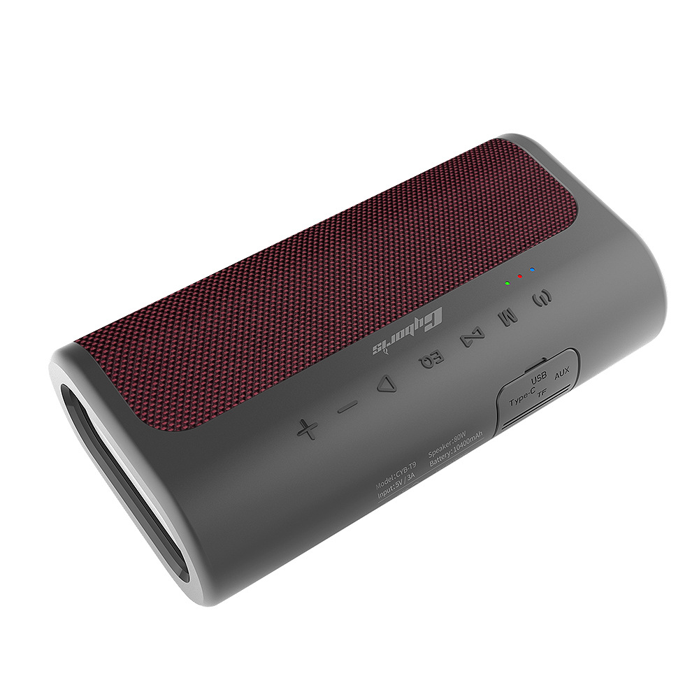 Cyboris Heavy Bass 80W Wireless Bluetooth Desktop Speaker Outdoor Portable High Power Card Audio TWS