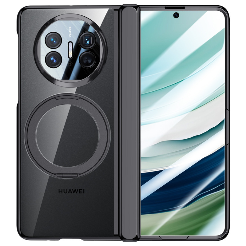 Applicable to Huawei Mate X5 phone case ice armor 360 bracket electroplated magnetic rotating bracket case film integrated protection