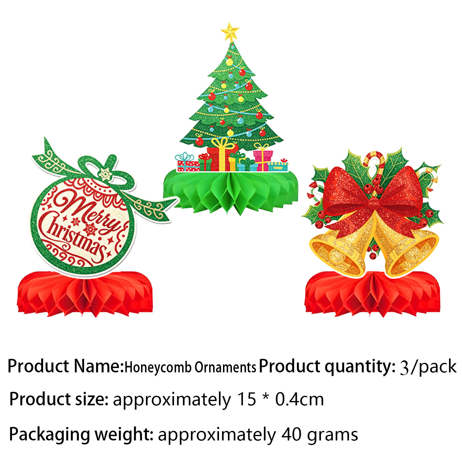 New Red Green Christmas Theme Holiday Party Tableware Paper Plate Napkin Tablecloth Bunting Flag Cake Decoration