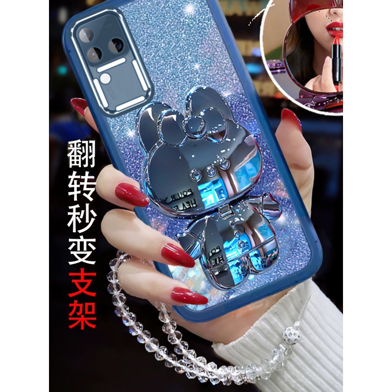 Applicable to Motorola motoG56 phone case with bracket edge70Fusion anti-drop lens film hand
