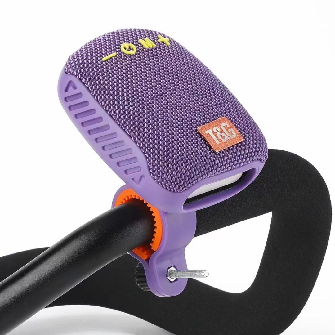New Outdoor Cycling Speaker TG392 Fixed Bracket Heavy Bass Portable Small Speaker Card TWS Bluetooth Speaker