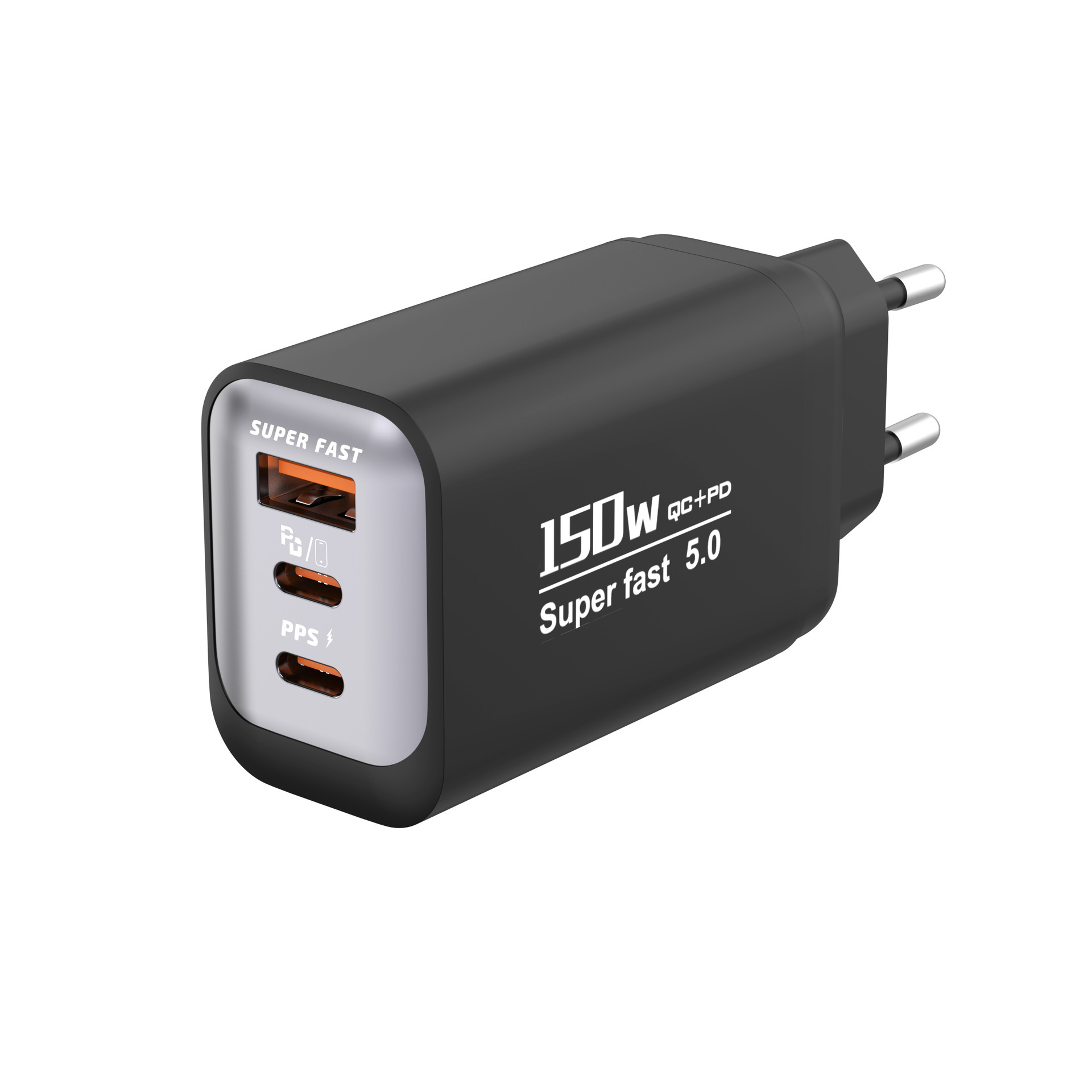 Fast Charging 150W All-Protocol Charger Head 2C+U Travel Charger Smart Small Appliance Multi-Port Fast Charger UK