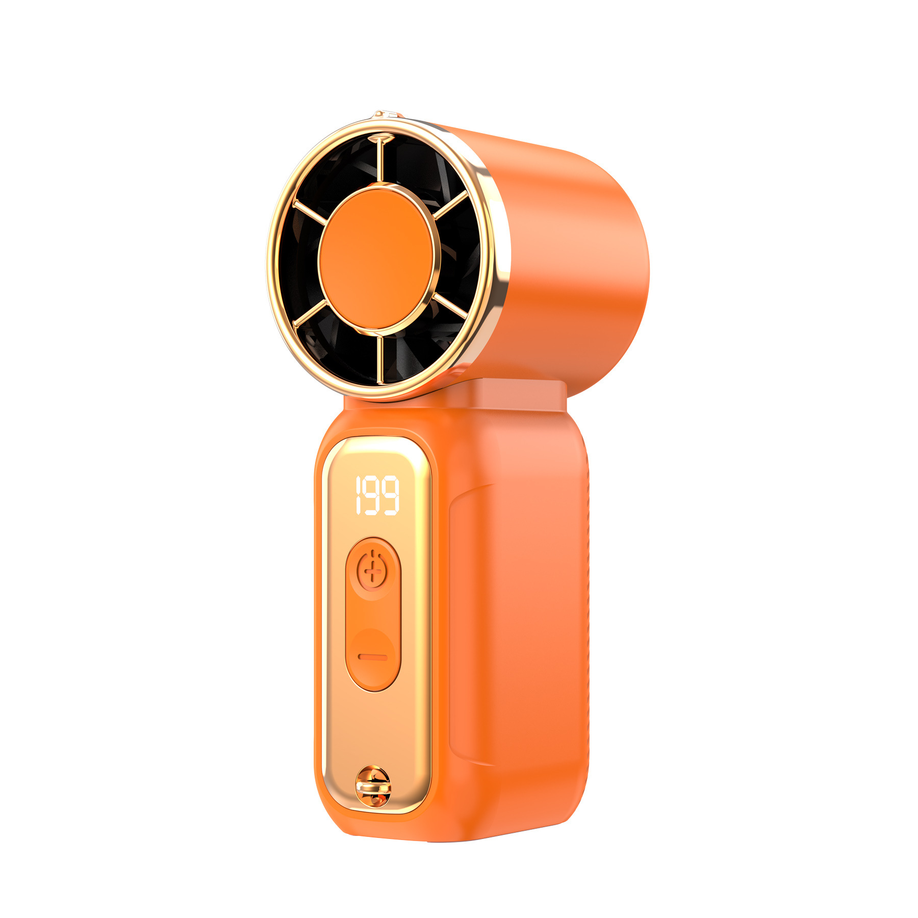 New Mini Handheld Fan Charging Pocket Fan High Wind Small Outdoor Portable High Speed Small Wind Cannon Turbo