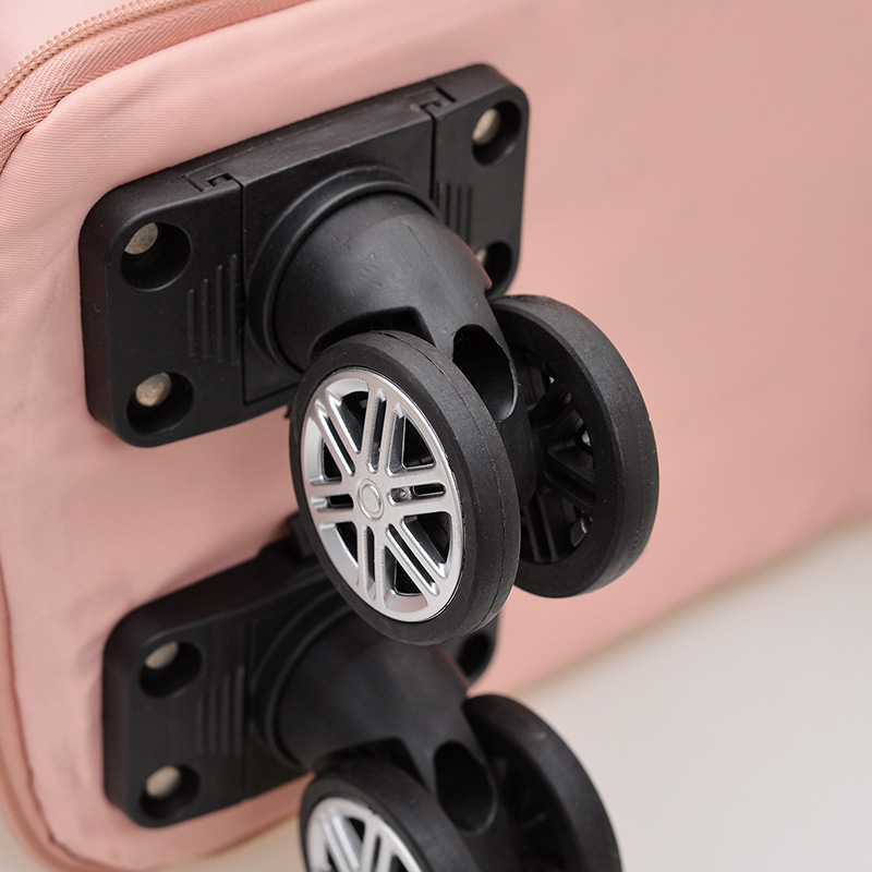 Foldable multi-purpose luggage large capacity handbag student use pull rod box universal wheel carry-on bag travel bag