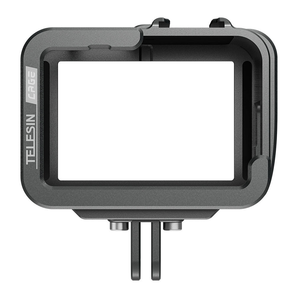 TELESIN Metal Cage for GoPro 12/11/10/9 Camera Horizontal and Vertical Shooting Protective Frame