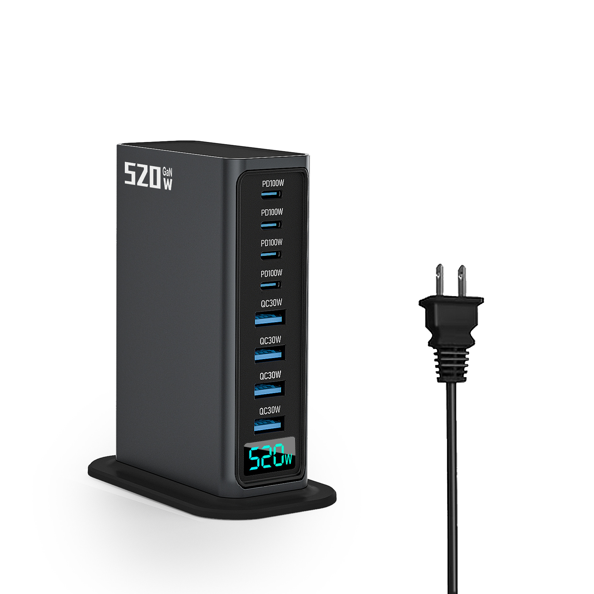 520W GaN Charger Charging Station Apple 17 Laptop Power Adapter Apple Fast Charging Data Cable