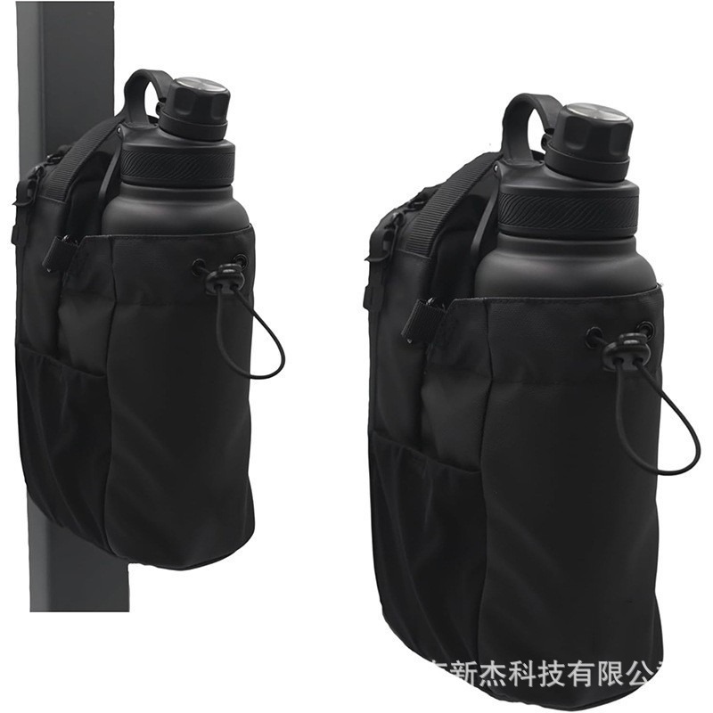 Dedicated outdoor sports magnetic water bottle bag water cup crossbody bag gym phone key storage bag