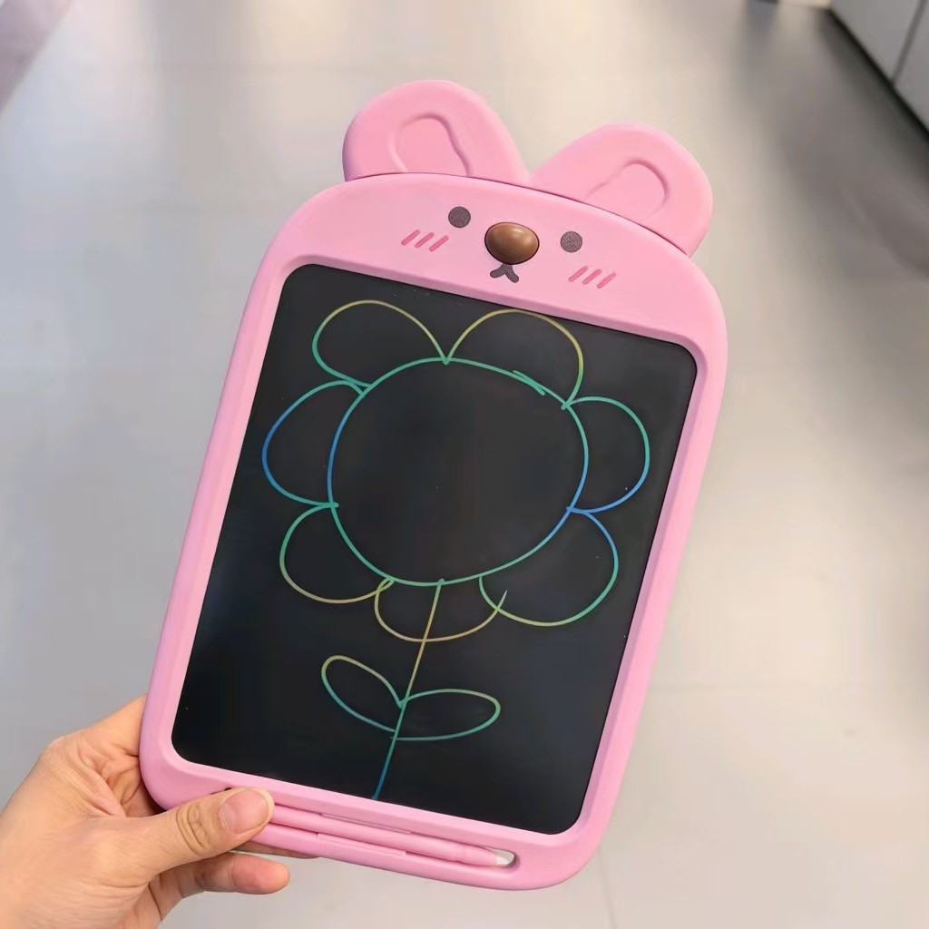 2026 new 10-inch children's graffiti writing board color large drawing board electronic hand-painted board hard card sleeve