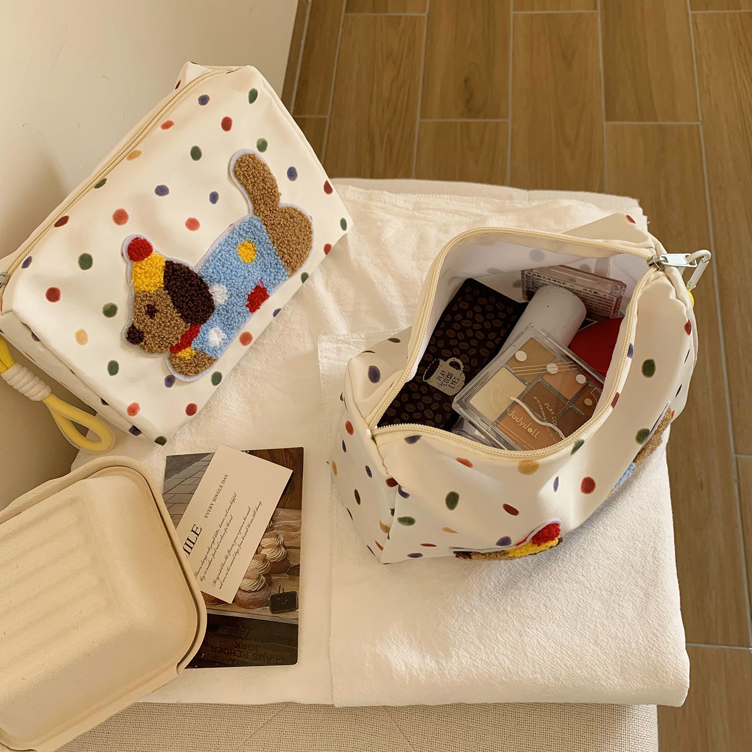 Cosmetic Bag Large Capacity Storage Cosmetic Bag Women Portable New Skincare Storage Travel Toiletry Bag Storage Bag
