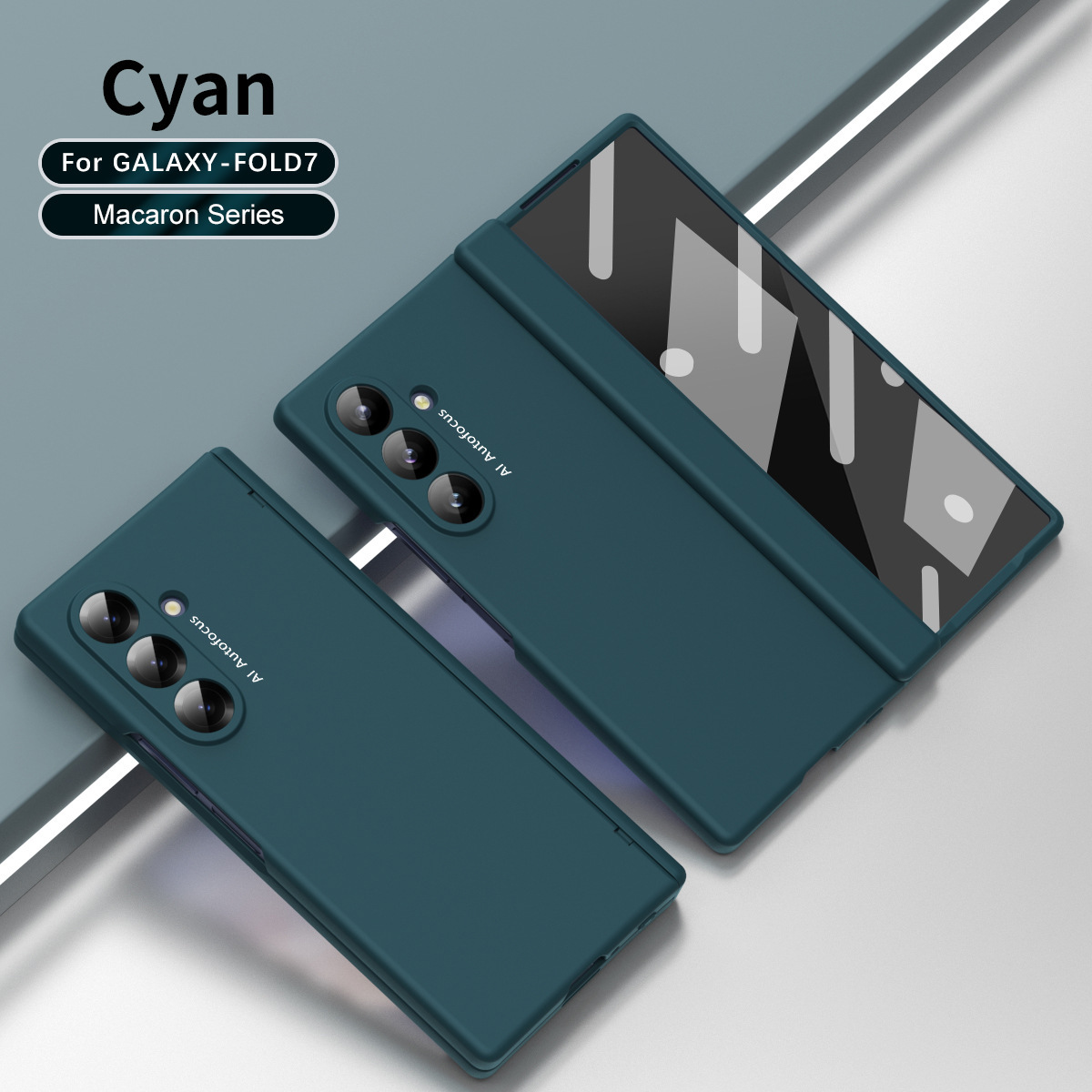 For Samsung Z Fold7 Phone Case New Pen Slot FOLD6 Ultra-Thin Business Solid Color Full Coverage Protective Case with Stylus