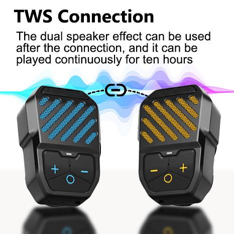 Loud wearable wireless mini speaker portable outdoor running clip-on wireless Bluetooth small speaker