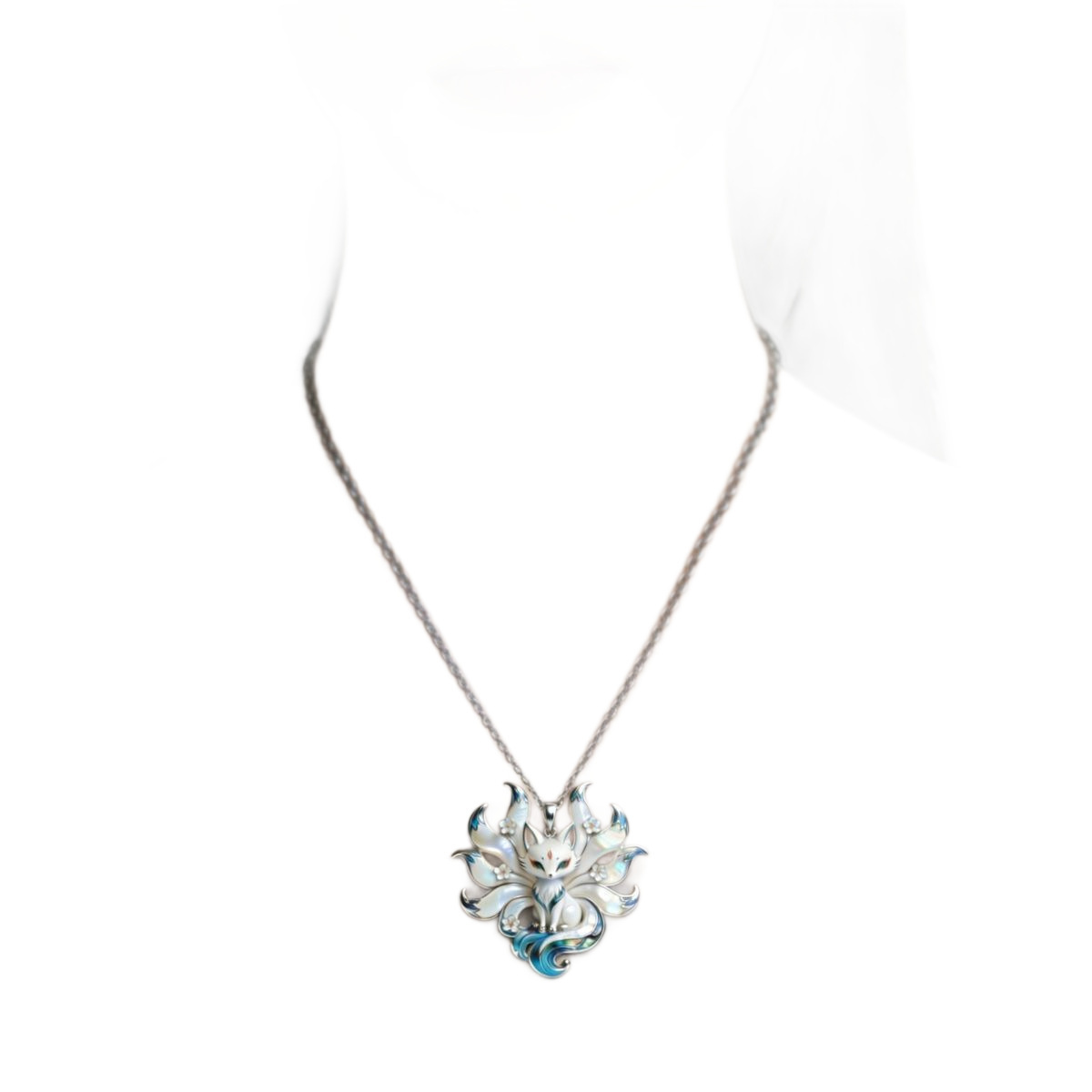 Alloy pendant 2026 new white deer antler pendant necklace exquisite