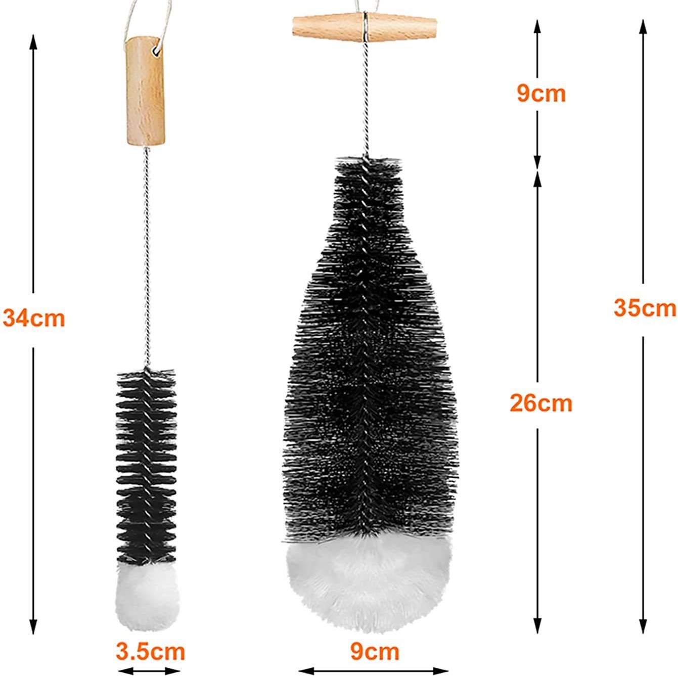 Wholesale multifunctional cleaning brush, brush for bottles, sterilizing brush, dish brush, non-rust