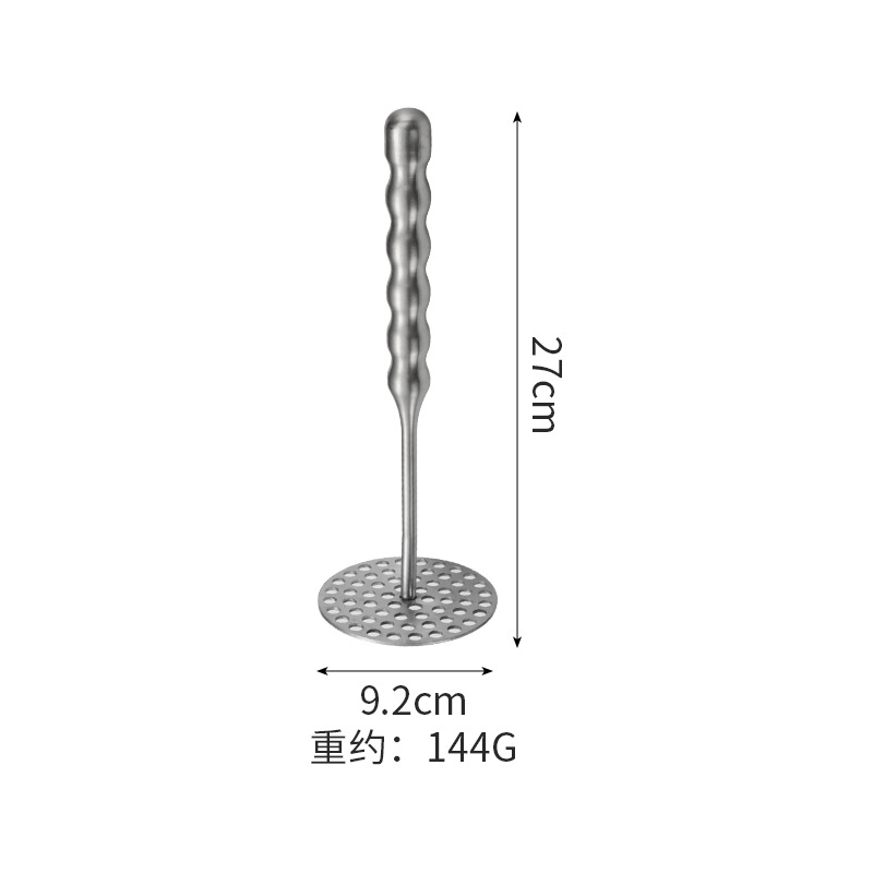 Kitchen tool, manual potato masher, household purple sweet potato masher, masher, baby food masher