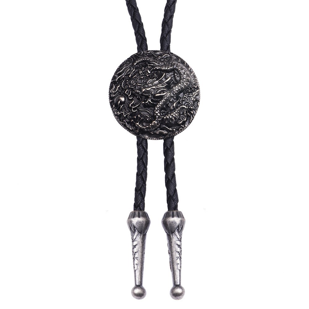 Turquoise Bolo Tie Pendant Men's Sweater Chain Western Cowboy Bolero Tie