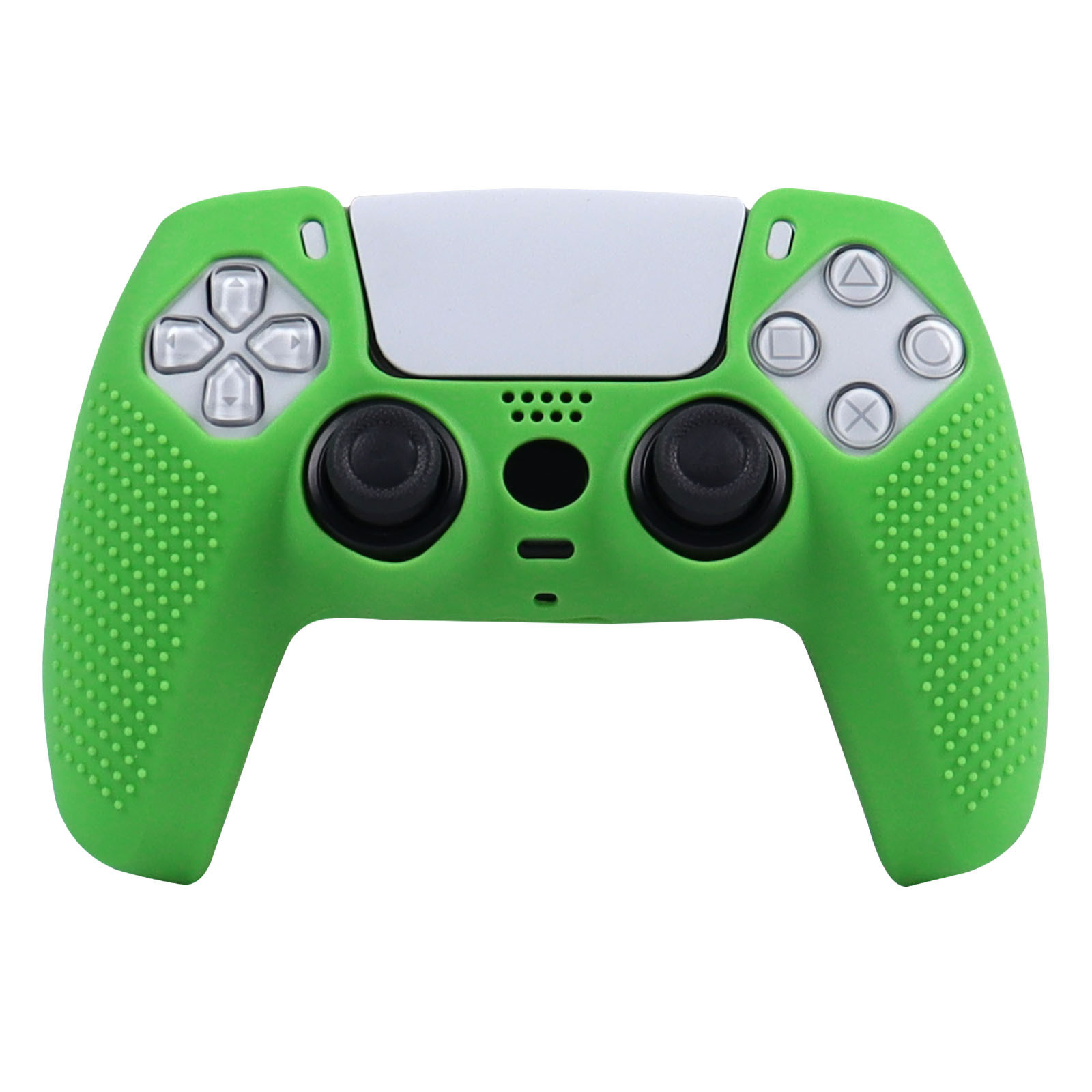 PS5 game controller silicone case with anti-slip dots ps5 single color with dots protective case solid color silicone controller case