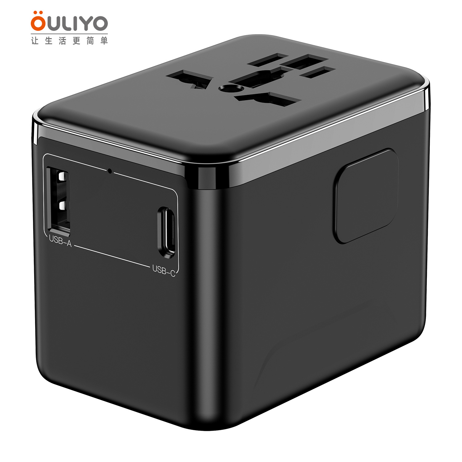 GaN Converter Socket 35W PD Fast Charging Multi-function Travel Plug Socket Fast Charger Adapter Plug