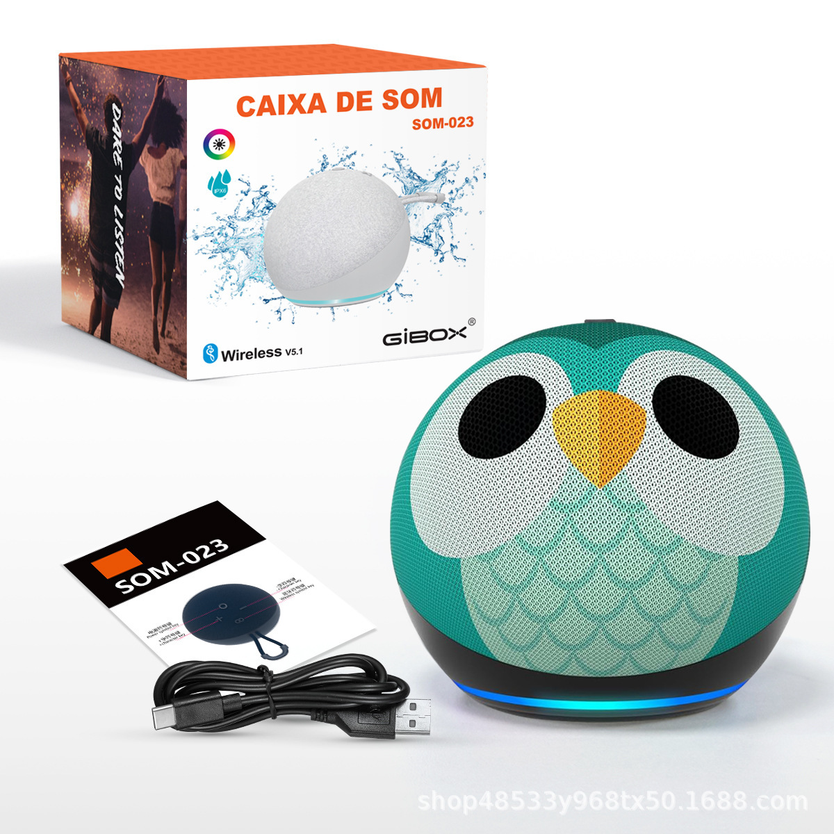 2026 New Alaxe Spot Wireless Bluetooth Speaker Fabric Outdoor Desktop Mini Sound