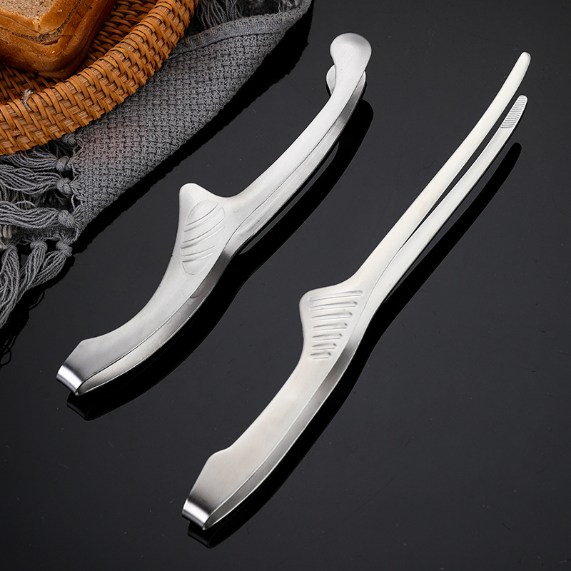 Barbecue tongs 304 stainless steel barbecue tongs grilling tongs food tongs public tongs barbecue grill shop tool