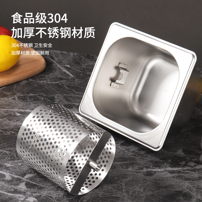 Thickened stainless steel butter spreader American-style burger tool butter roller street burger