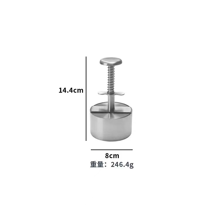 Stainless steel burger press round patty press beef patty DIY rice ball mold kitchen tool press
