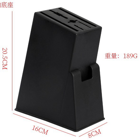 Stainless Steel Knife Block Storage Tube with Cutting Board Free Insert Knife Block Kitchen Knife Rack