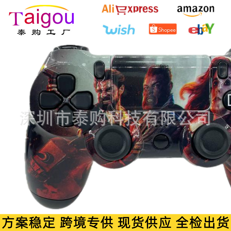 New p4 game controller scheme stable S4 controller Bluetooth 5.0 wireless vibration controller