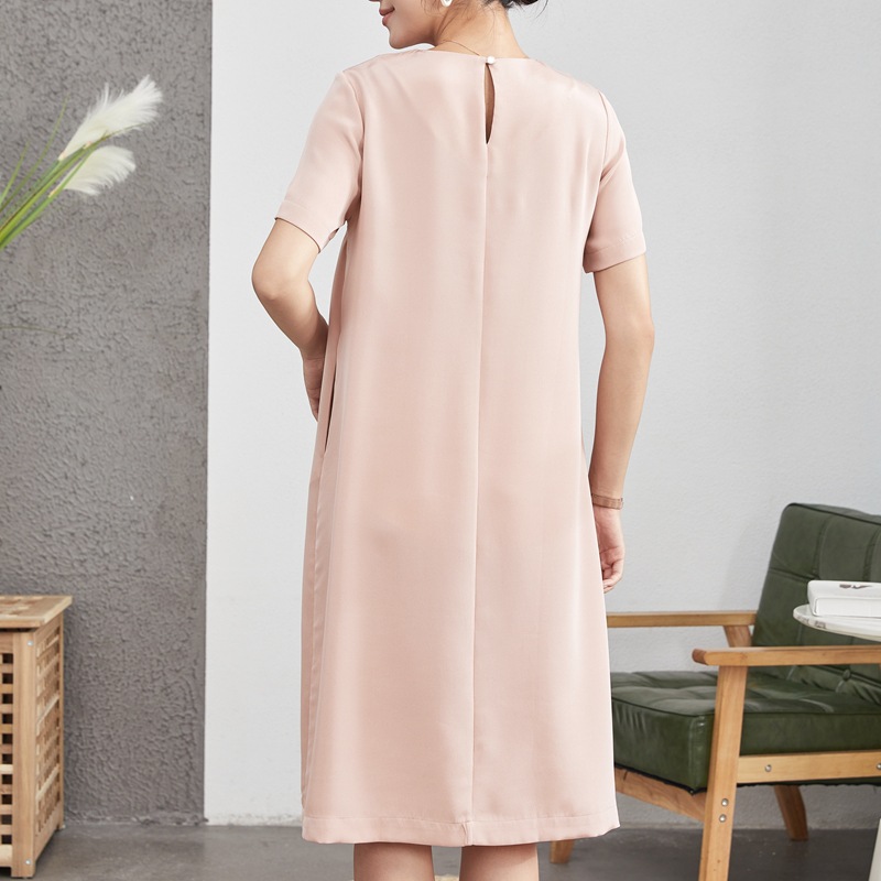Mulberry Silk Dress for Women Summer 2025 New Plus Size Knee-Length New Chinese Style Women's Summer Dress