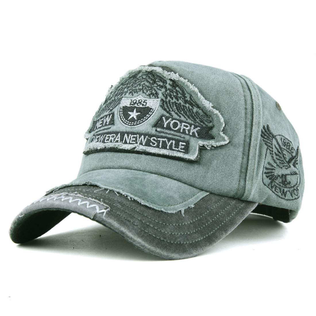 All-cotton spring/summer/autumn/winter sun hat, baseball cap, outdoor hat for men and women
