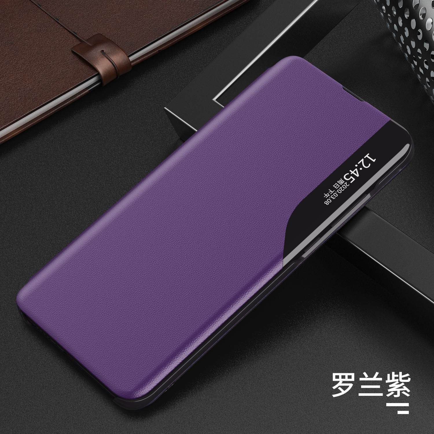 For Samsung S26Ultra Phone Case Bracket Magnetic Flip Leather Case A56 Smart Sleep Anti-Fall