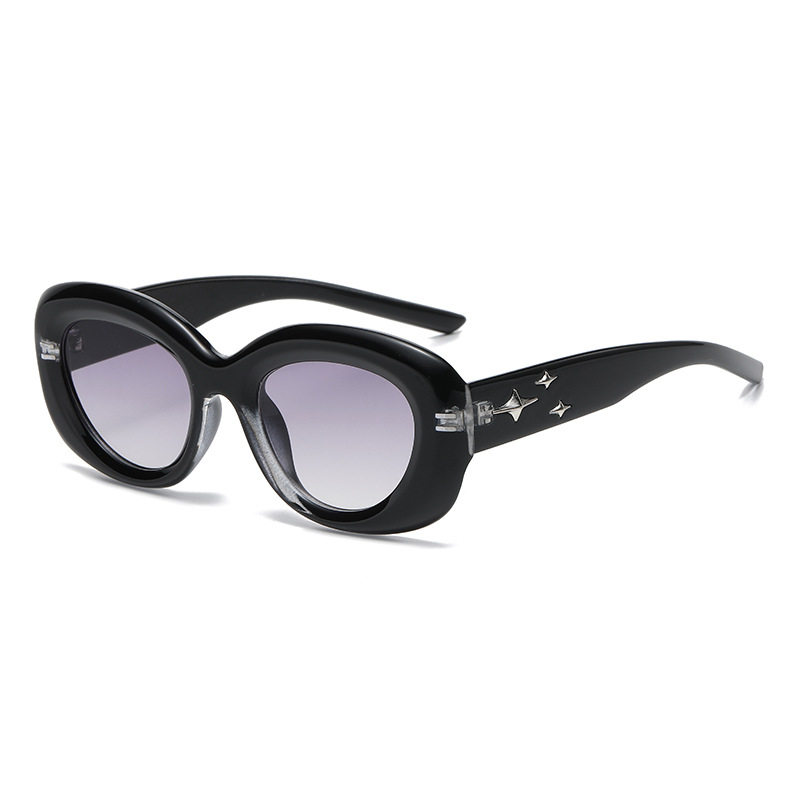 2023 New Small Frame Sunglasses Simple Sunglasses Women Round Frame Glasses
