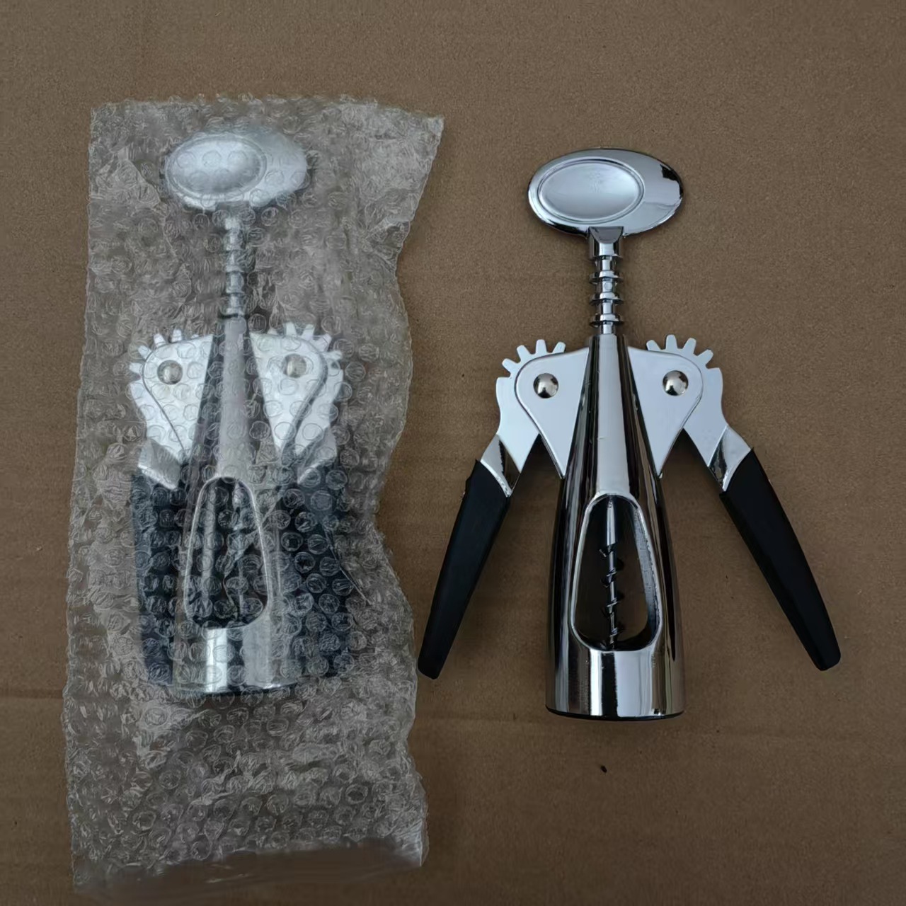 Red Wine Opener Stainless Steel Drill Zinc Alloy Wine European Style Wine Opener Simple Wing Type Butterfly