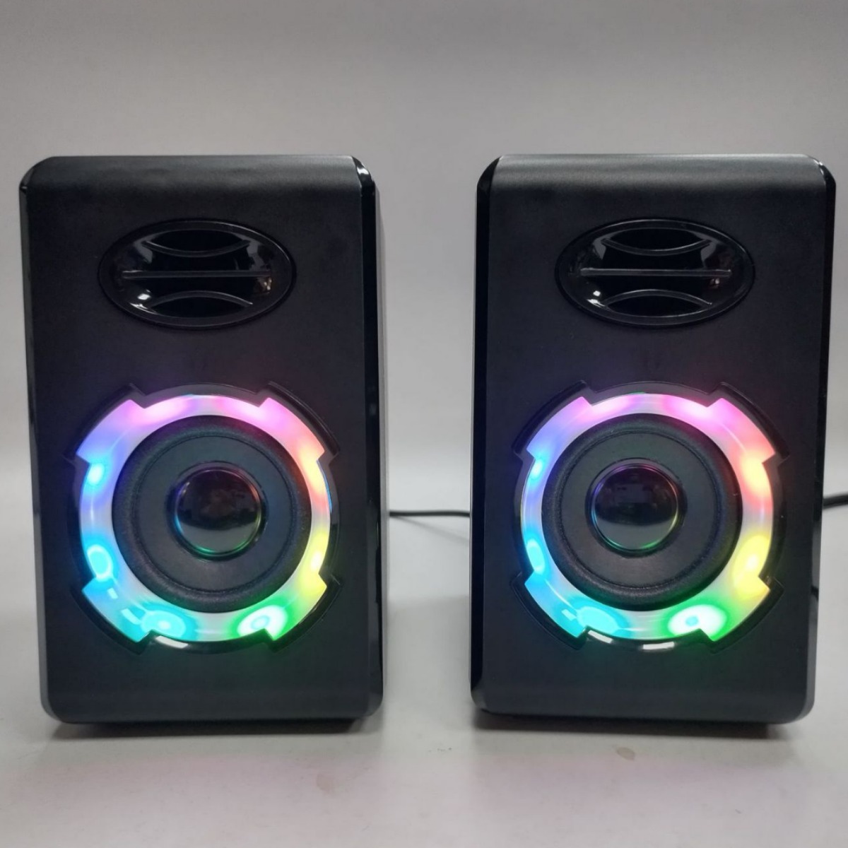 New RGB Light Speaker Desktop Home Computer Notebook Multimedia Wired Subwoofer Speaker