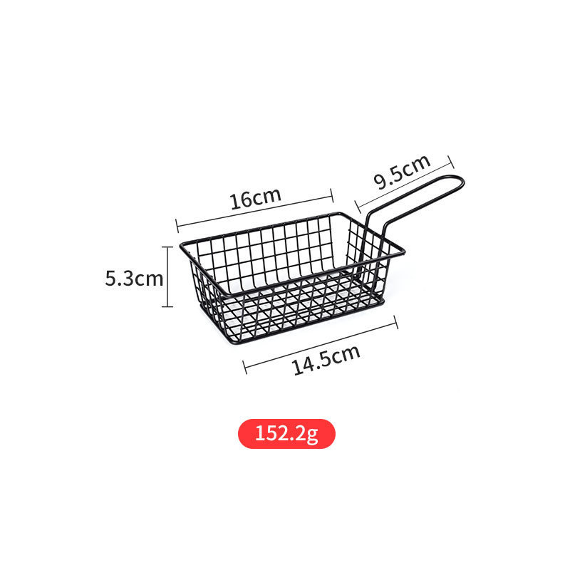 French Fry Basket American Fried Chicken Fried Chicken Wings Plate Bar Fried Snack Basket Commercial Basket