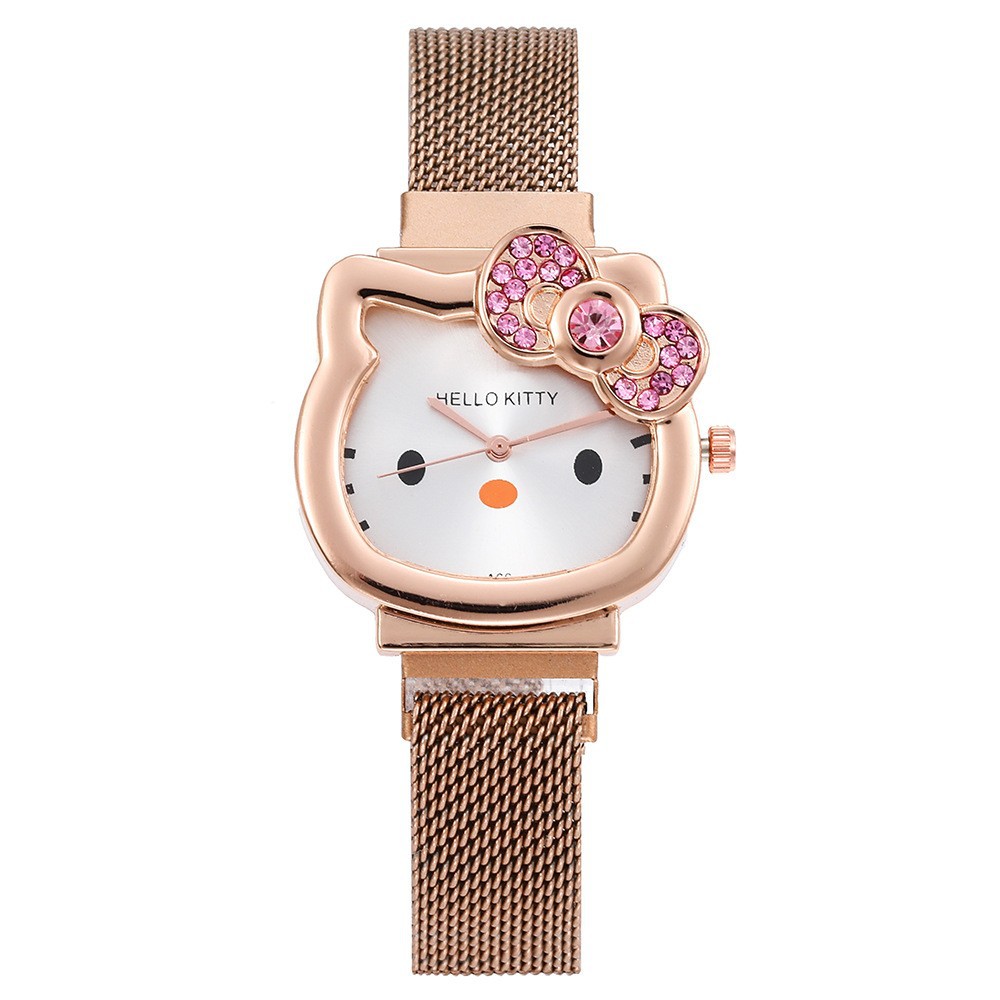 New cute cartoon watch children's watch magnet strap KT boy girl student watch
