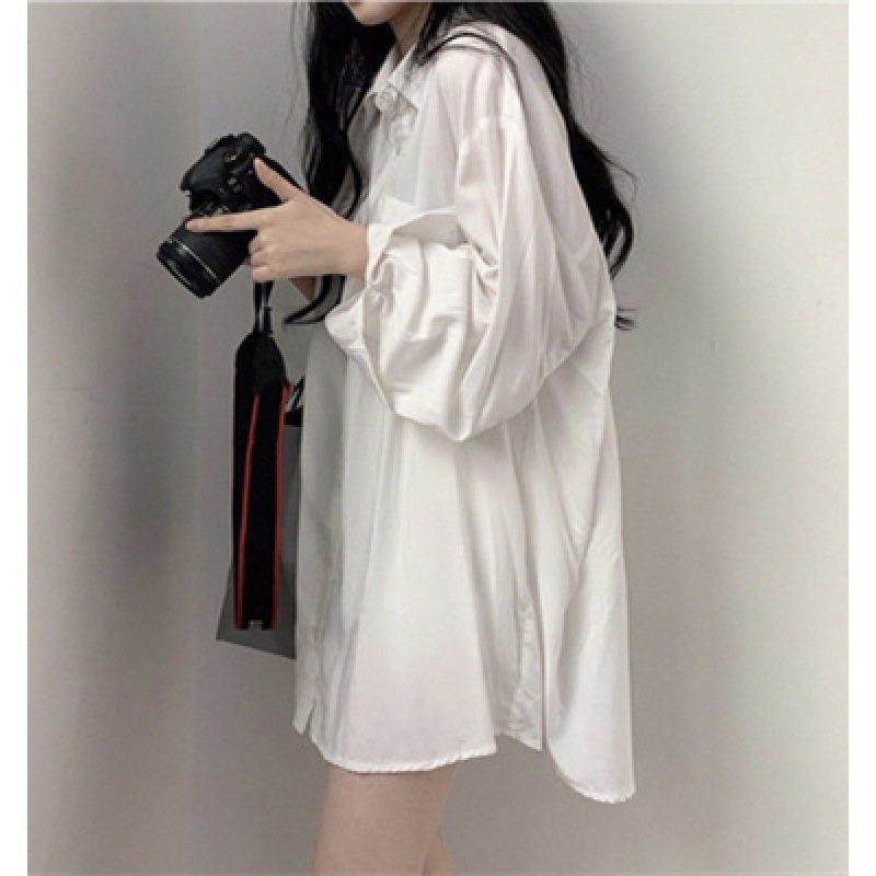2023 New Sun Protection Silky Draping Sun Protection Long Sleeve Loose Shirt
