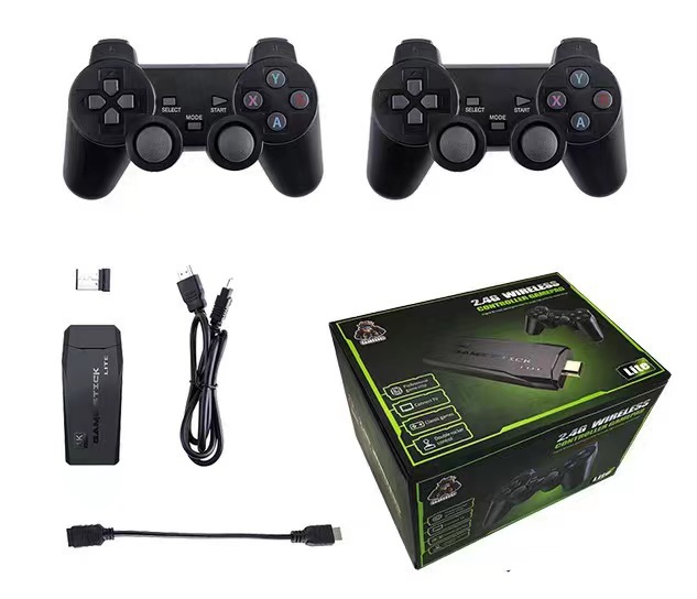 M8 Game Console HDMI HD Arcade 2.4G Wireless Controller TV Home PS1 Ubao Game Console