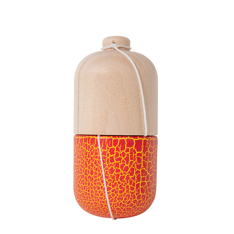 Wooden Superb Feel Skill Cup, Cracked Pill Top Cup, Sword Cup, Skill Ball and Sword Ball Interactive Toy