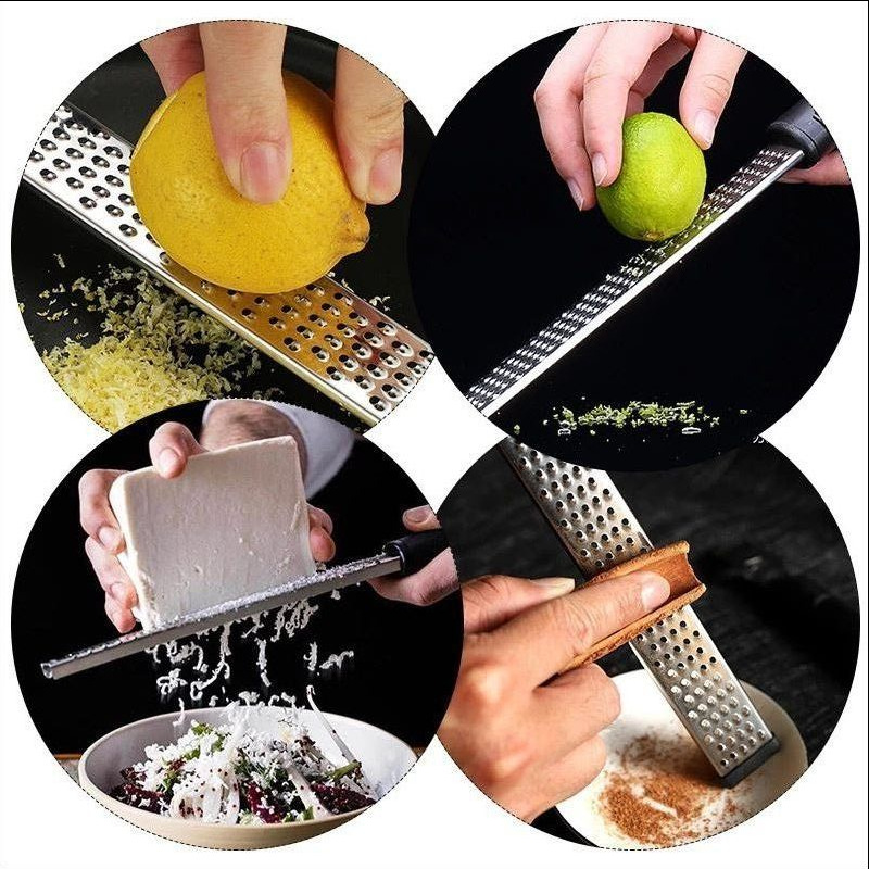 Stainless steel grater cheese grater lemon cheese shredder multi-functional peeler ginger grater kitchen gadget