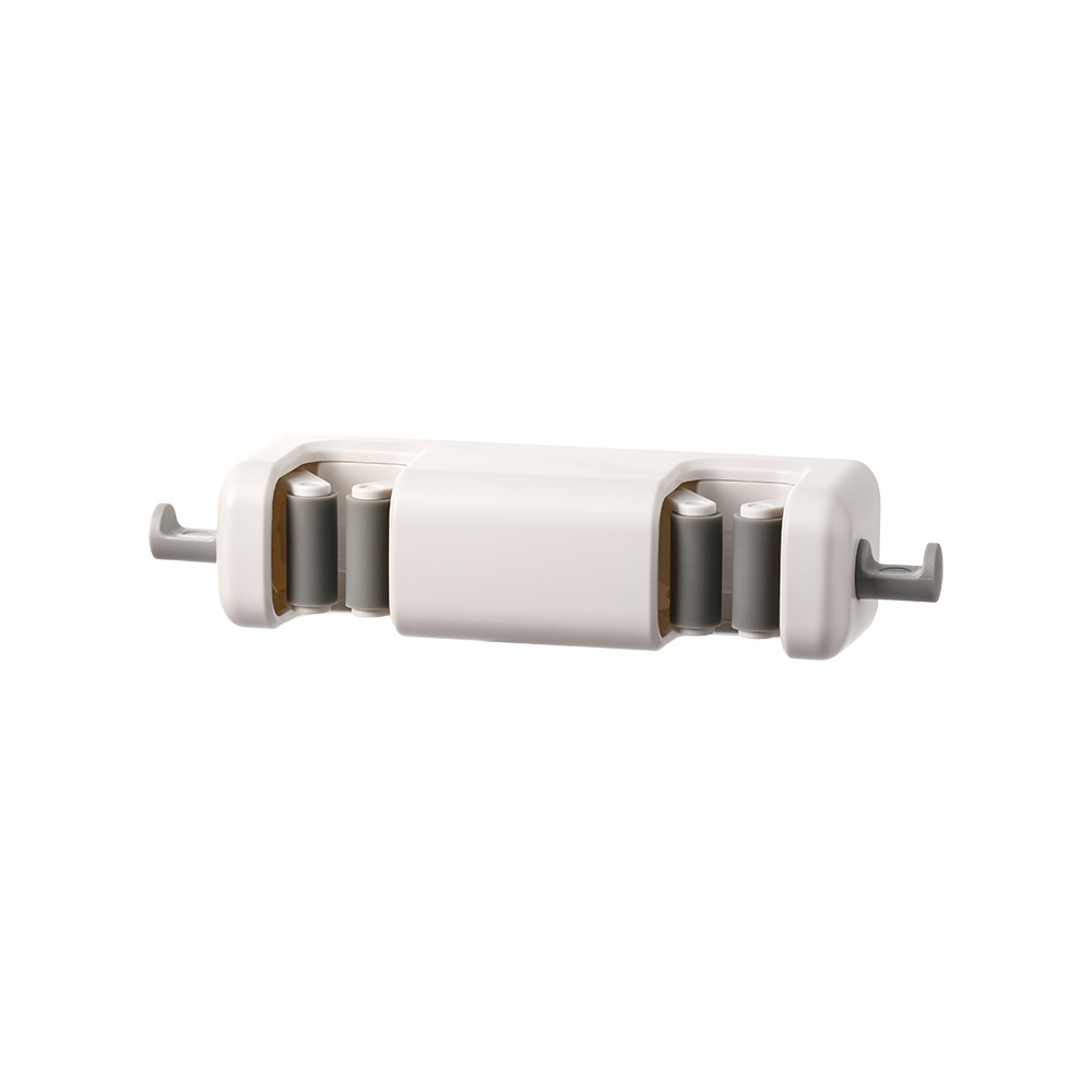FaSoLa Wall-mounted Mop Clip No-drilling Multifunctional Mop Hook Bracket Bathroom Fixed Buckle Broom Clip