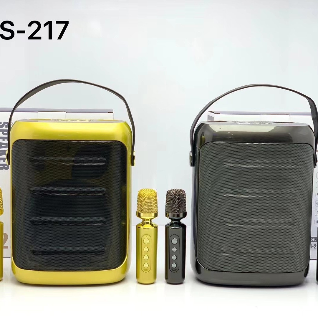 Wireless Bluetooth KTV Speaker Subwoofer Home Outdoor All-in-One Singing Machine YS217 High Quality Stereo