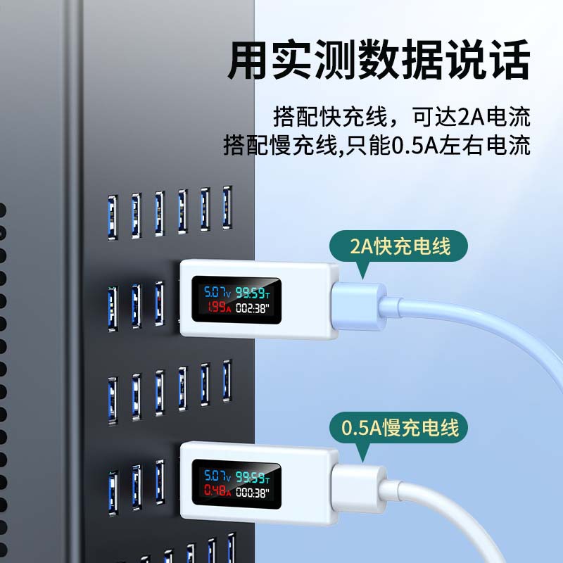 Keyoumi Multi-port USB Charger Phone USB Charger Fast Charging Multi-hole Charging Station Android Apple Universal