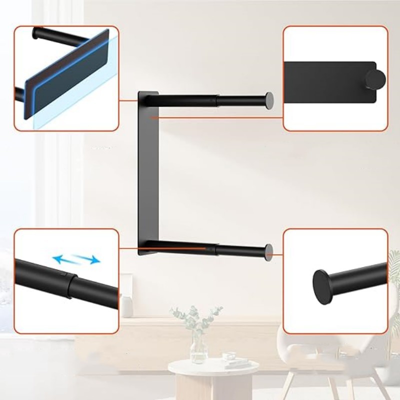 Exclusive hanger storage, magnetic hanger organizer, washing machine side storage rack, wall-mounted