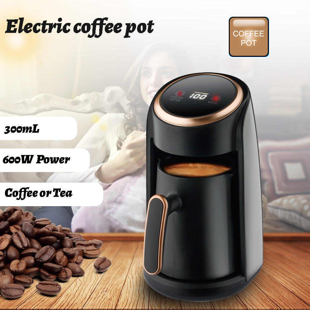 European Standard Italian Coffee Machine Turkish Coffee Pot Visible Tea Maker Milk Warmer High Temperature Resistant Hot Water Kettle