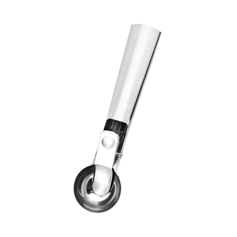 Stainless Steel Ice Cream Scoop Ice Cream Fruit Melon Baller Multifunctional Stirring Dessert Small Spoon Spoon Spoon