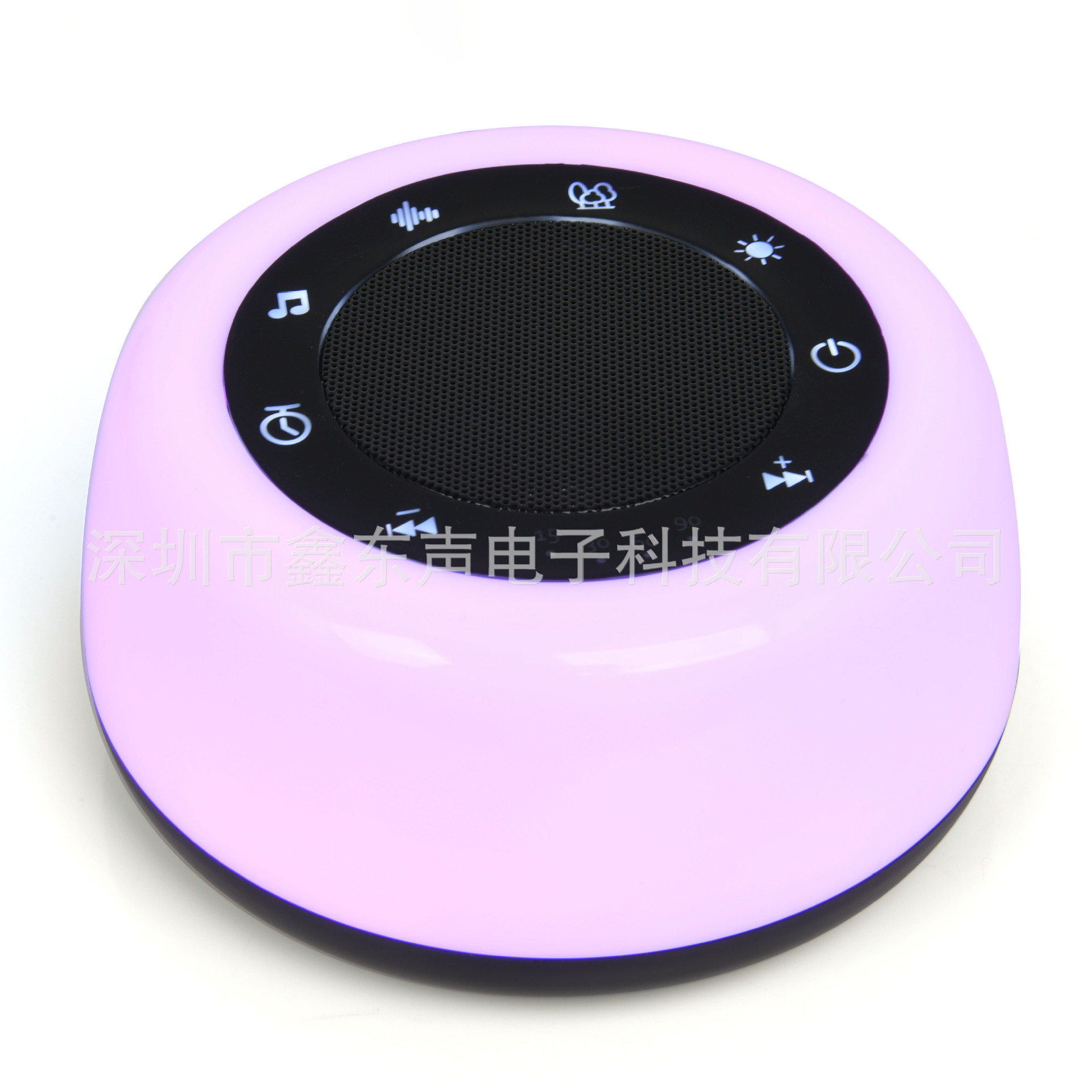 New LED White Noise 30 Tracks Smart Timer Bedside Atmosphere Breathing Light Sleep Aid TPC Fast Charge Sleep