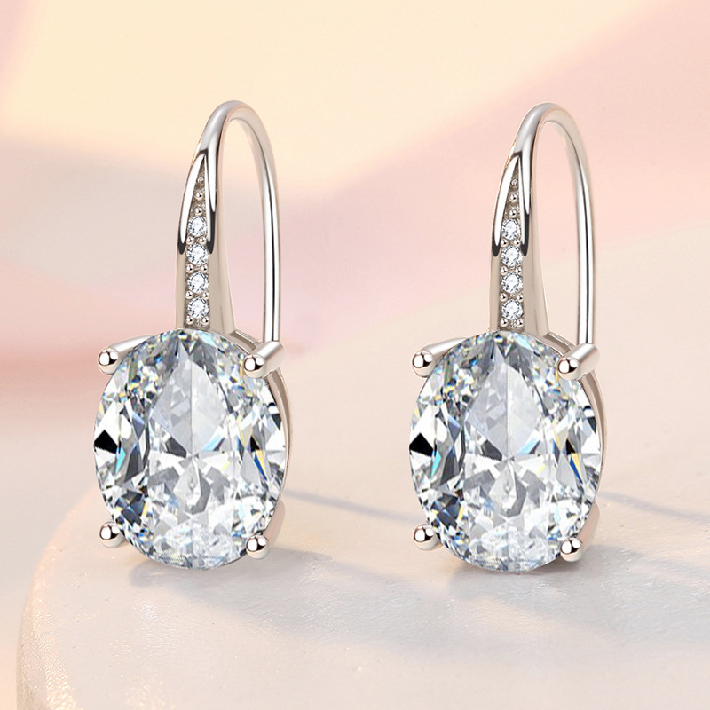 Oval earrings for women, new earrings, simple earrings, earrings