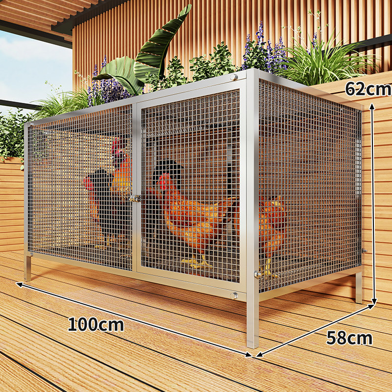 Extra Large Chicken Coop for Outdoor Poultry Farming, Anti-weasel, Rural Chicken Coop, Multi-functional Goose Duck Rabbit Cage